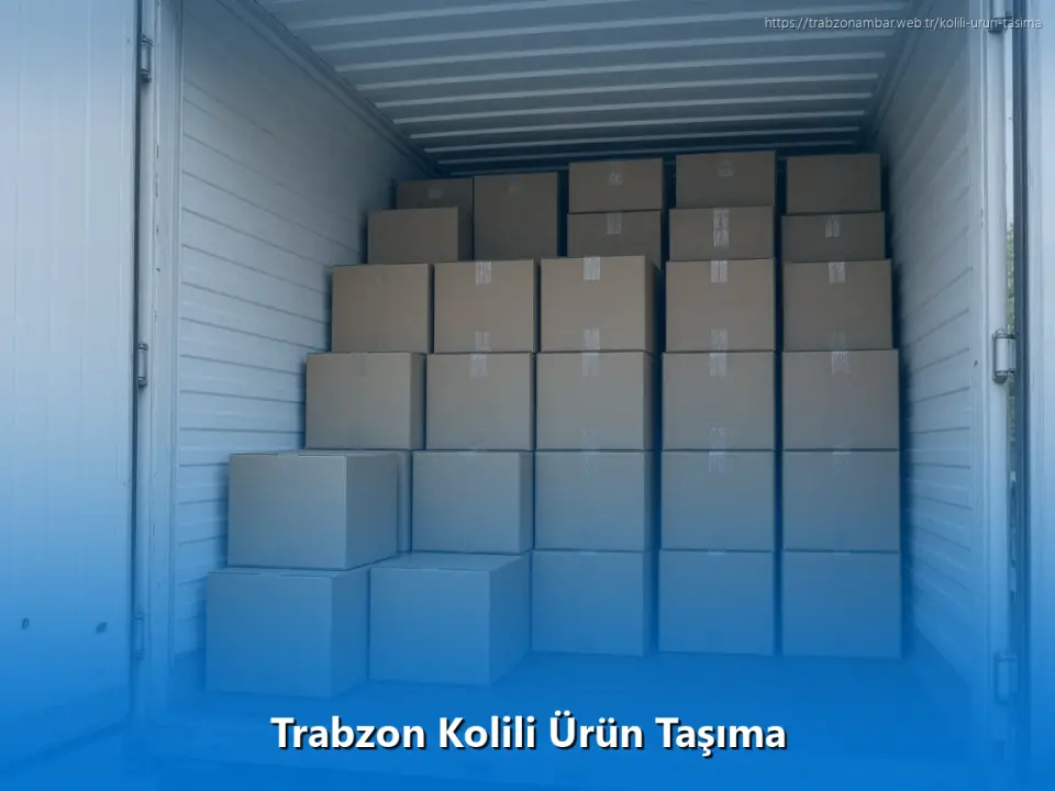 Trabzon Kolili Ürün Taşıma